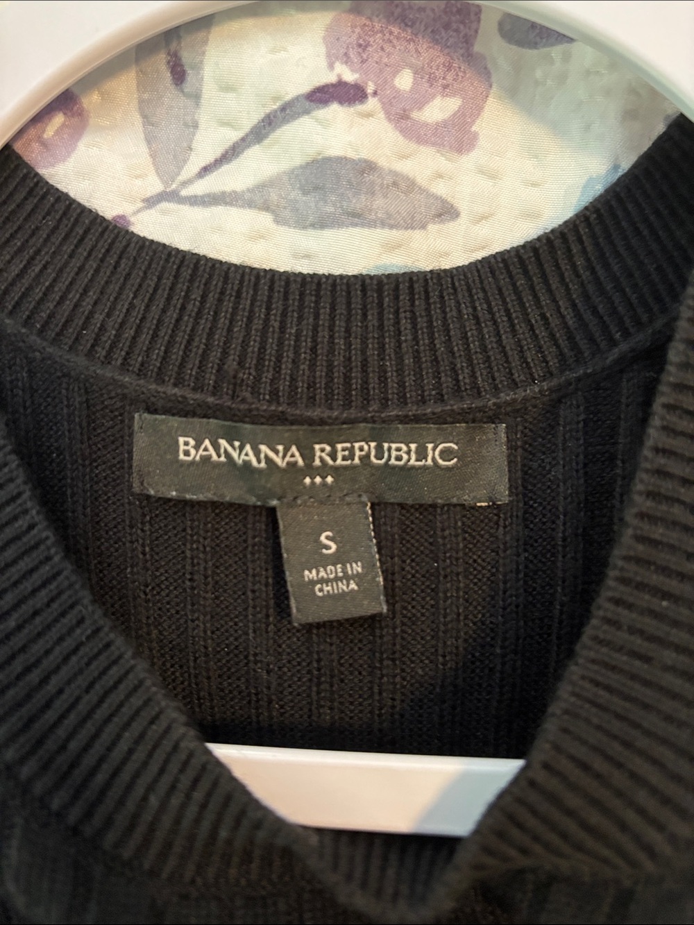 Banana Republic Black Ribbed Sleeveless Midi Dress - Picture 3 of 3